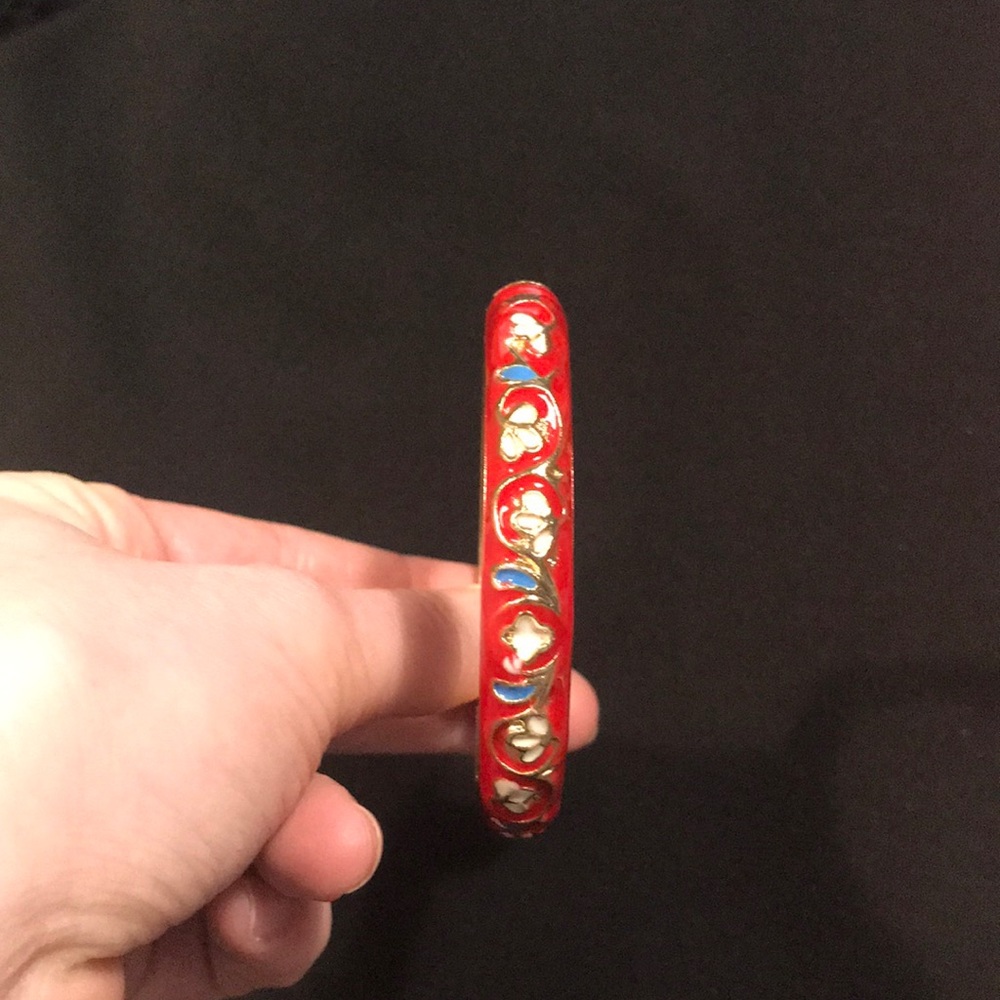 Red Bangle Bracelet